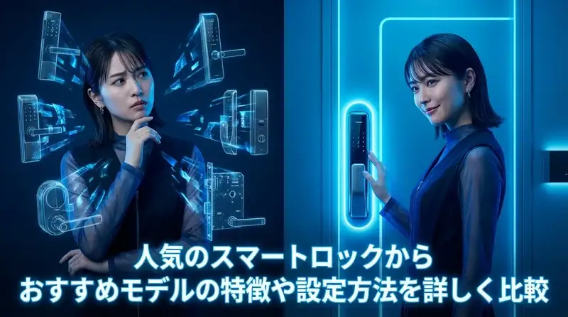 人気のスマートロックからおすすめモデルの特徴や設定方法を詳しく比較