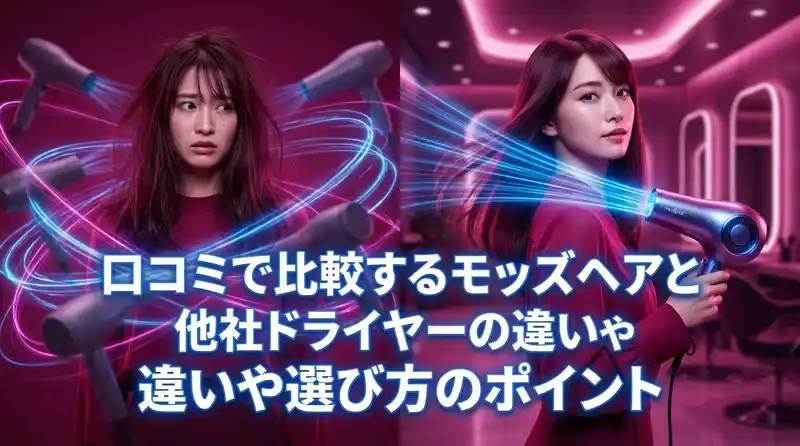 口コミで比較するモッズヘアと他社ドライヤーの違いや選び方のポイント