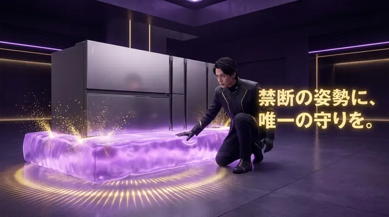 どうしても水平にする必要がある場合はクッション材で衝撃を緩和