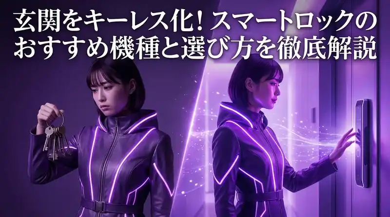 玄関をキーレス化！スマートロックのおすすめ機種と選び方を徹底解説