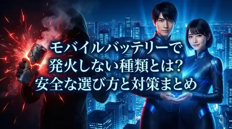 モバイルバッテリーで発火しない種類とは？安全な選び方と対策まとめ
